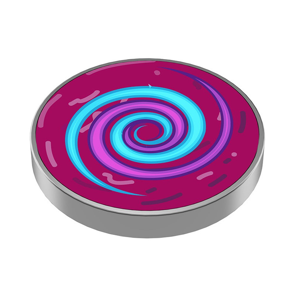 Fidget Spinner – stjärnmönstrad rostfri snurra med ljuseffekt
