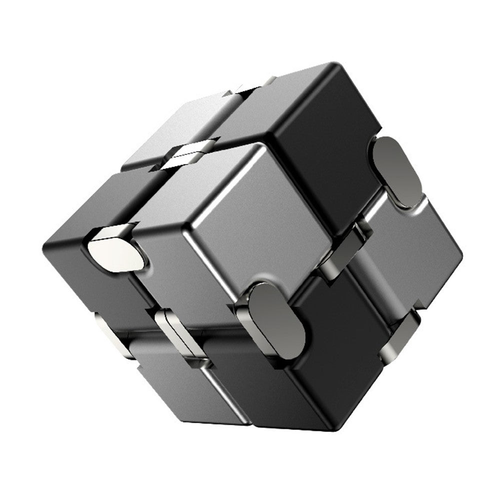 Fidget – metallisk stresskub i aluminium