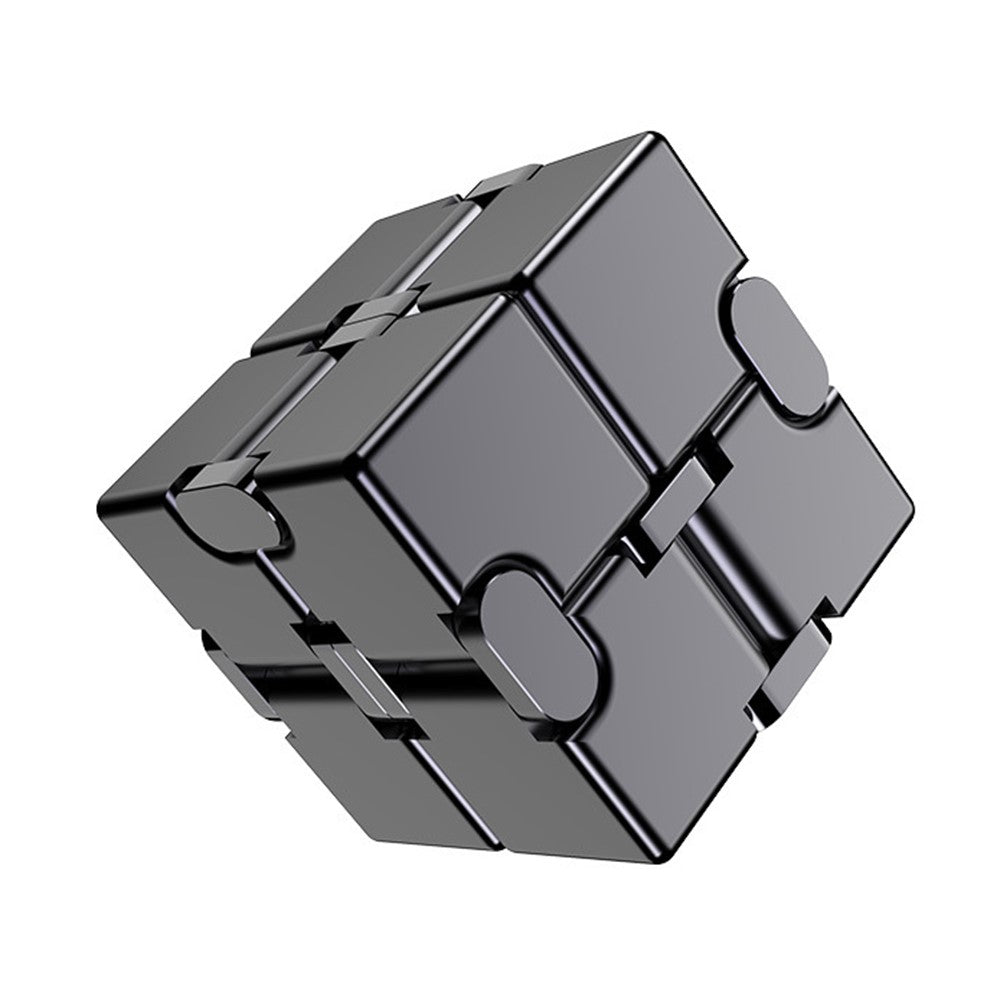 Fidget – metallisk stresskub i aluminium