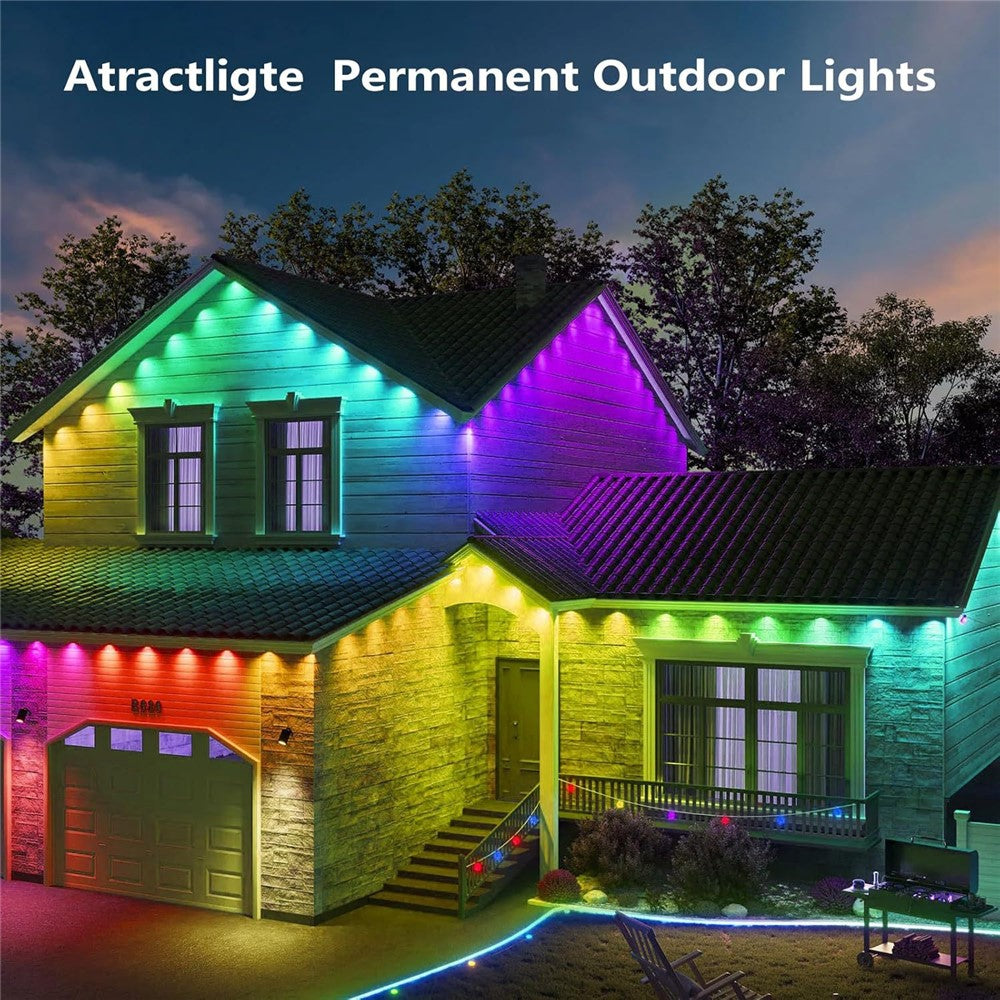 Smart LED-belysning 15M – IP67 vattentät och appstyrd