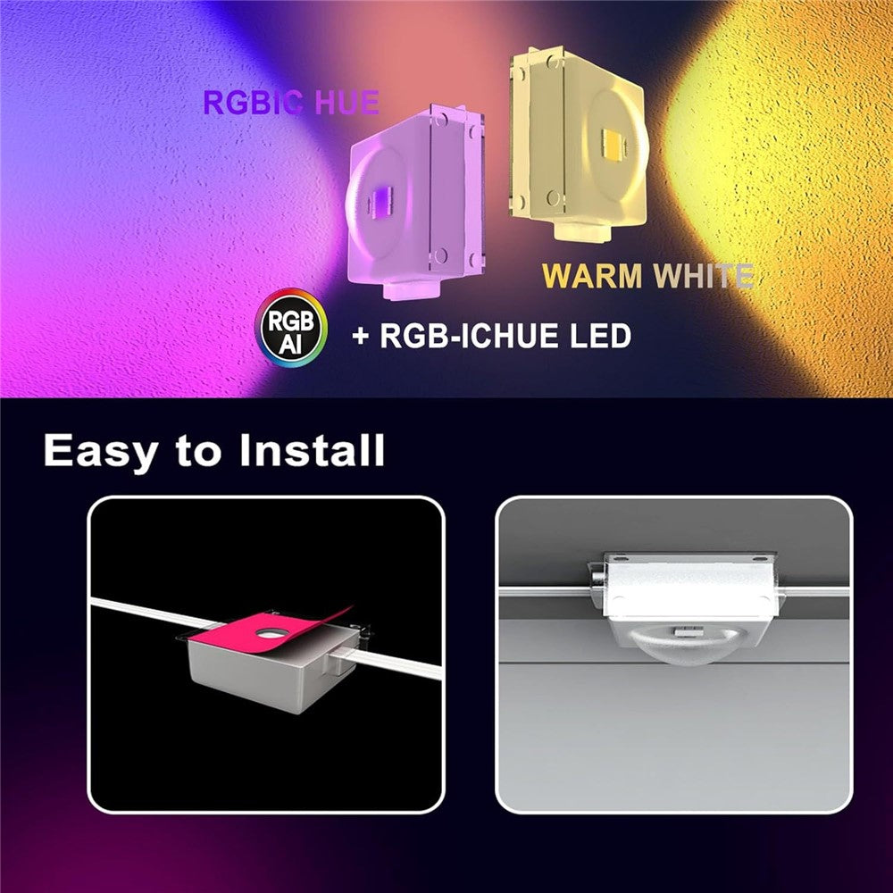 Smart LED-belysning 15M – IP67 vattentät och appstyrd