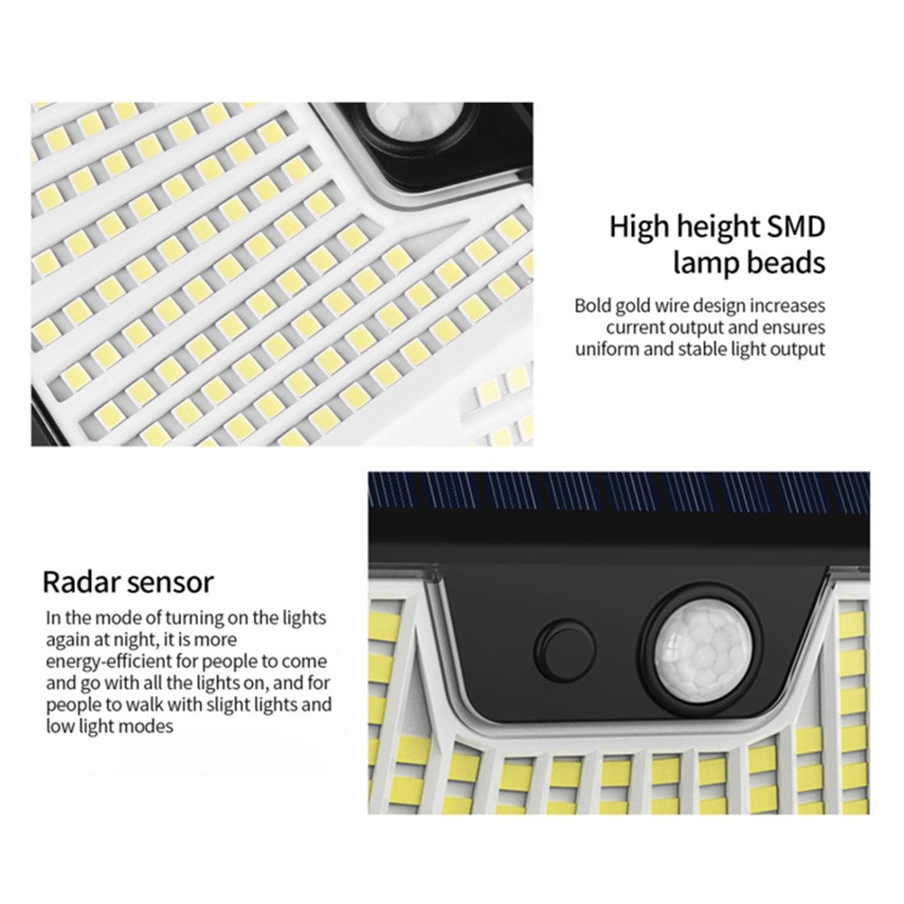 Solcellslampa – 1-pack rörelsesensor, vattentät