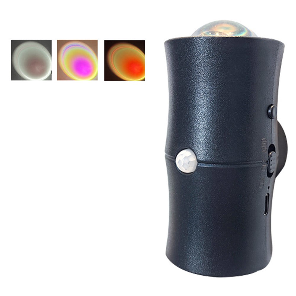 Nattlampa – 3 färger, rörelsesensor, USB-uppladdningsbar