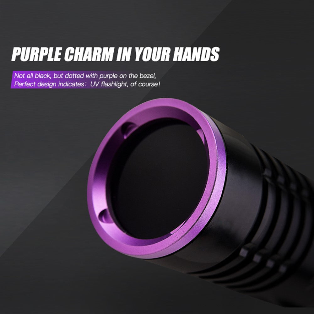 UV-ficklampa 365nm – uppladdningsbar för fluorescensdetektion