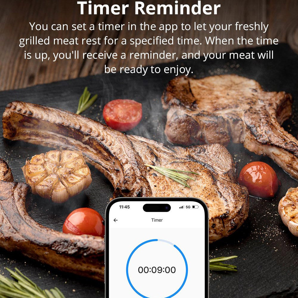 Smart köttermometer – Bluetooth och appstyrning