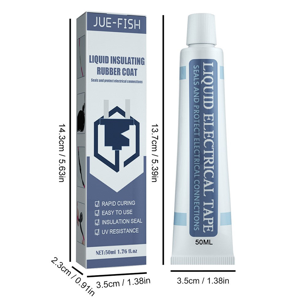 Flytande isoleringstejp – 50 ml svart, värmebeständig