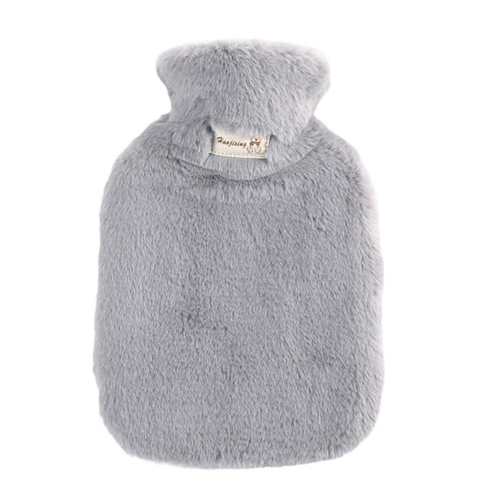 Värmeflaska – 2000ml tjock modell med fluffig yta