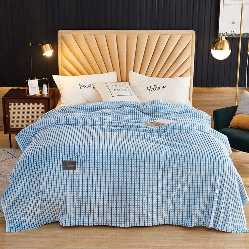 Filt – 150x200cm mjuk milk velvet pläd enfärgad