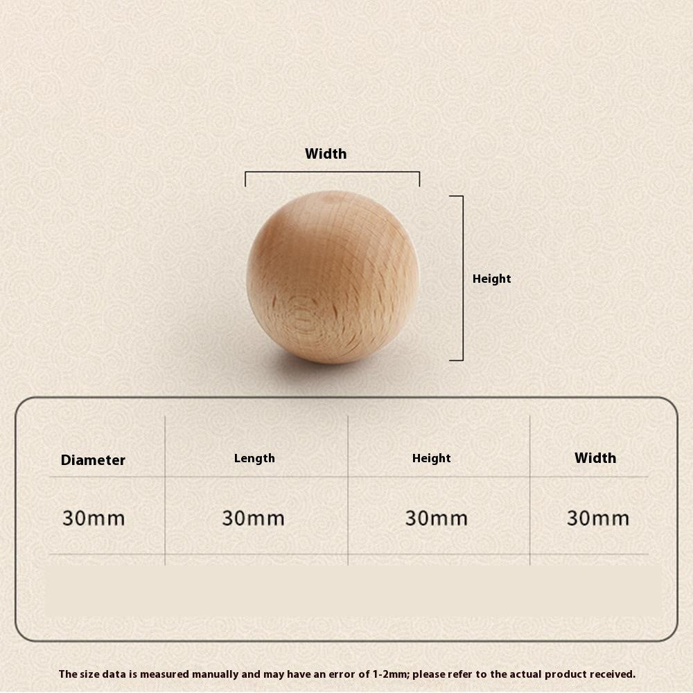 Knopp – 6564 trärund 30mm för skåp & möbler