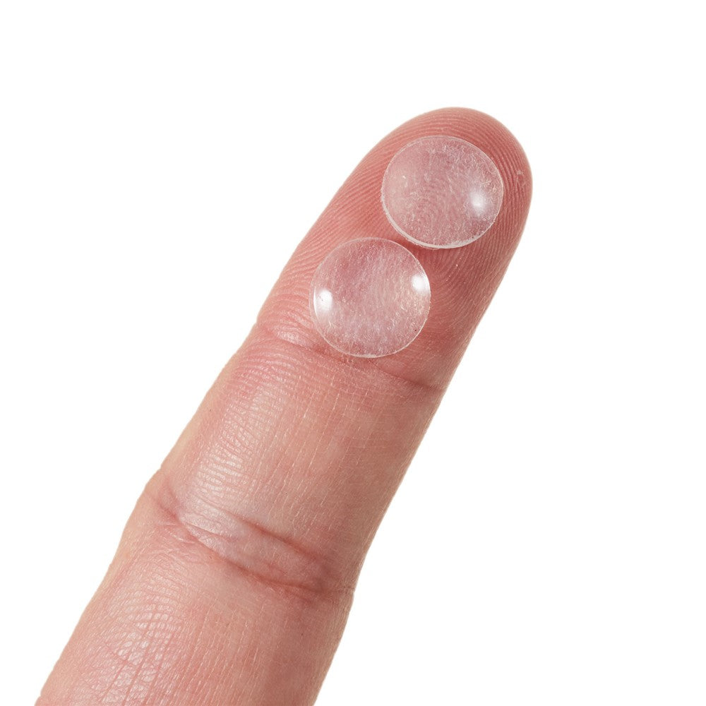 Möbeltassar – 100-pack 10x2mm självhäftande silikonbumpers