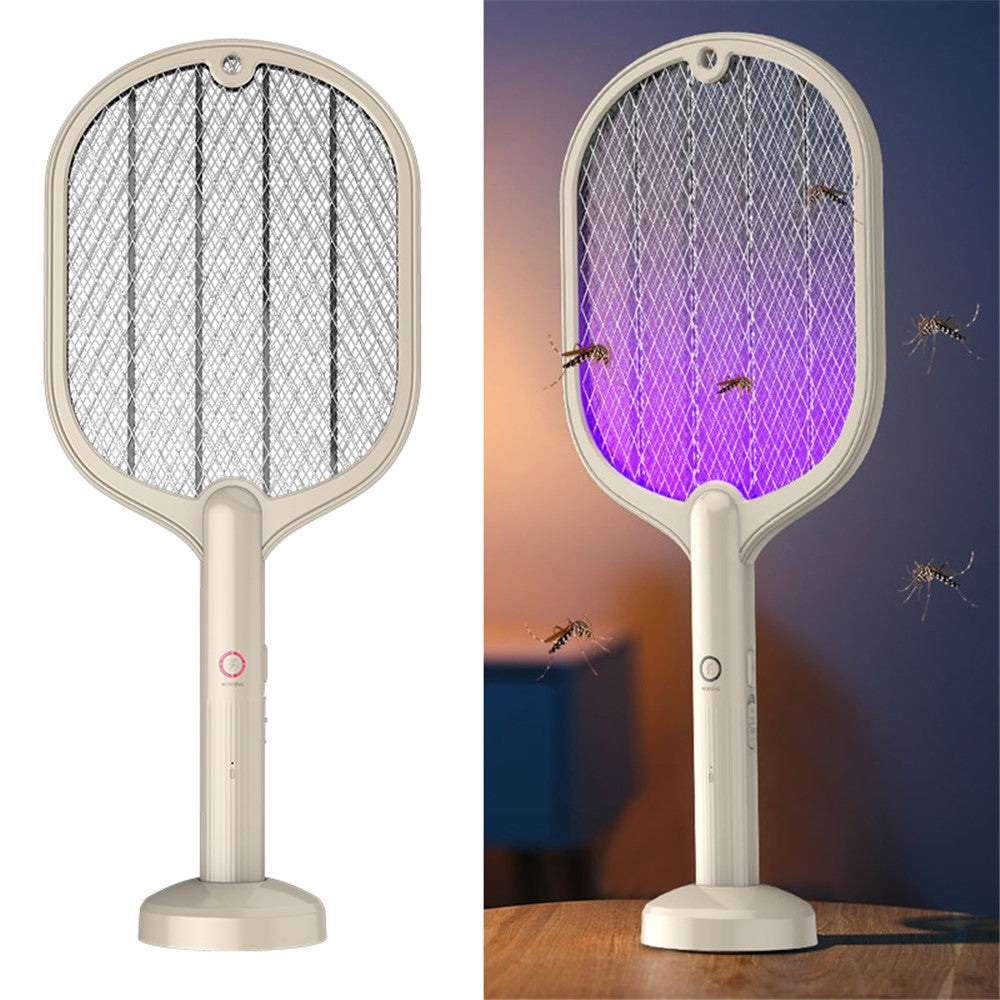Elektrisk myggfälla 2-i-1 – racket och lampa, USB-uppladdningsbar