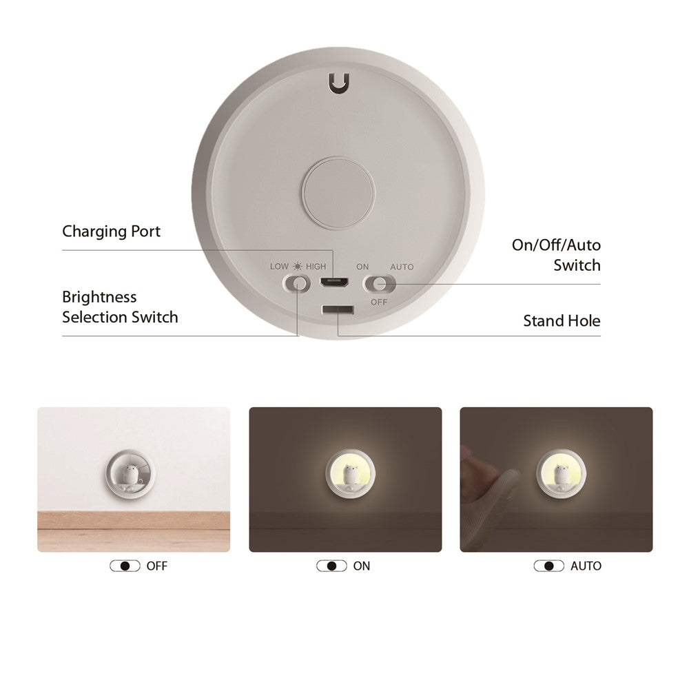 Rörelsesensorlampa K610 – trådlös LED för trappa och hall