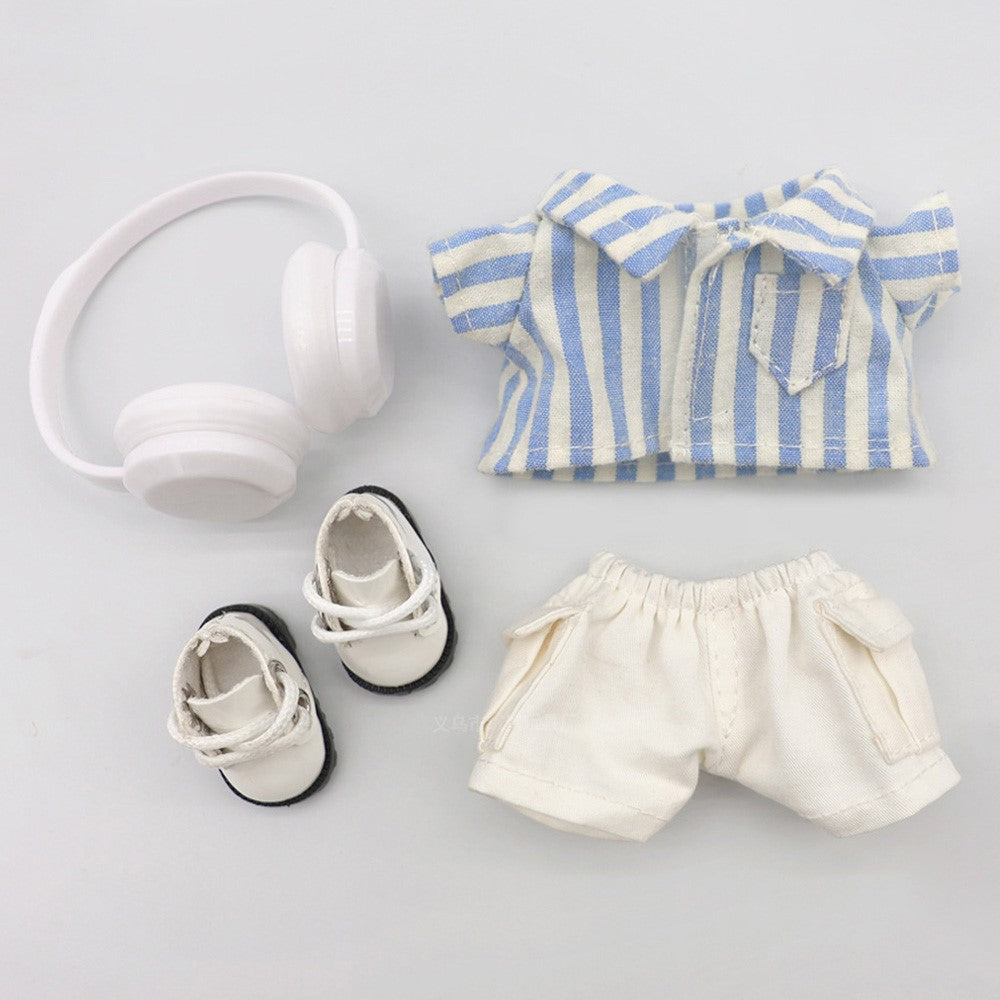 Set – 4-delars klädset för Labubu 17cm minifigurer