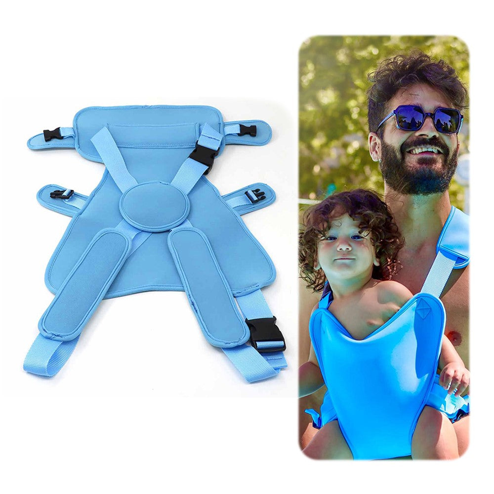 Simstöd för bebis – neoprenbälte med sits för strand och pool