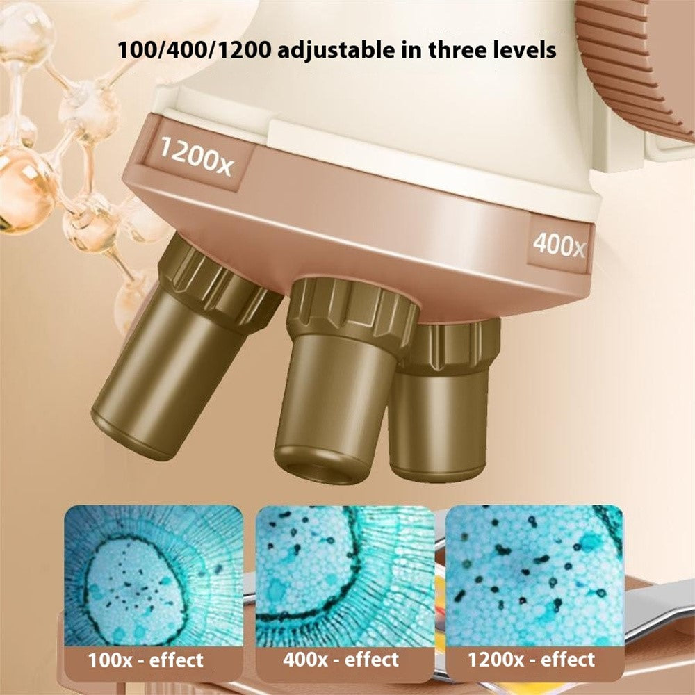 Mikroskop för barn – 100x / 600x / 1200x