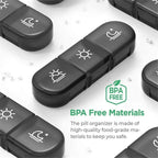 Pilldosa – 21001 21 fack, veckosortering, BPA-fri