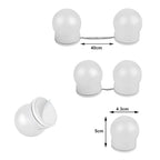Spegelljus – 10 LED dimbar kit, USB