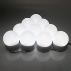 Spegelljus – 10 LED dimbar kit, USB