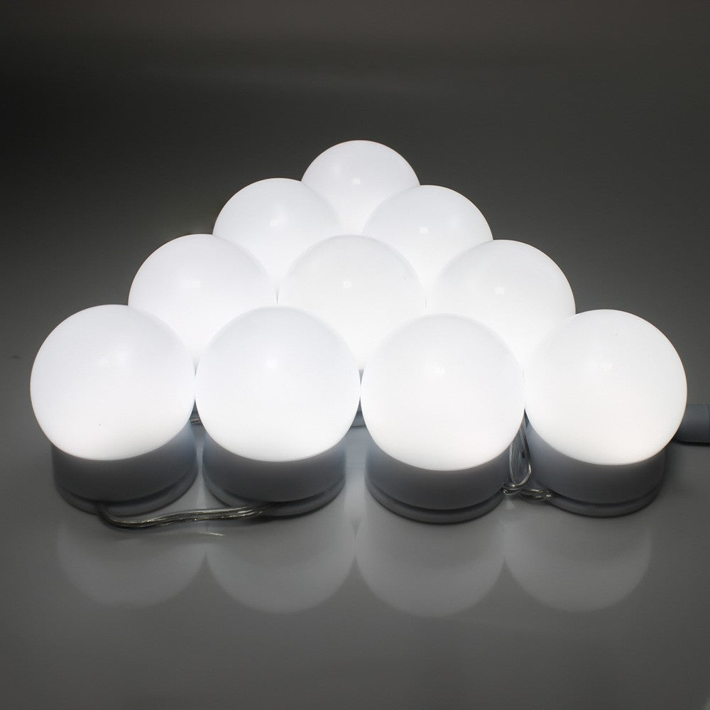 Spegelljus – 10 LED dimbar kit, USB
