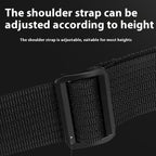 Fyrkantig crossbody-väska i nylon – vattentålig axelväska för män