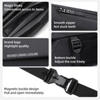 Crossbody-väska i PU-läder – elegant herrmodell för resor