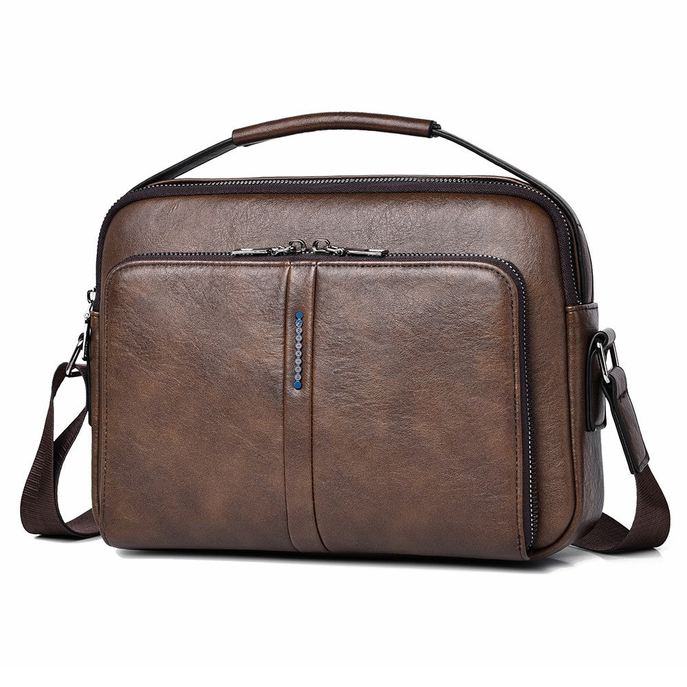 PU-läder crossbody-väska – stilren herrmodell
