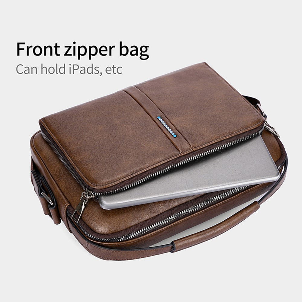 PU-läder crossbody-väska – stilren herrmodell