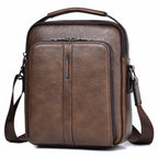 PU-läder messenger bag för män – klassisk axelväska
