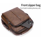 PU-läder messenger bag för män – klassisk axelväska