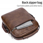 PU-läder messenger bag för män – klassisk axelväska