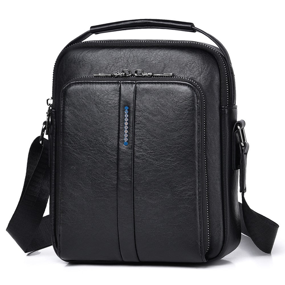 PU-läder messenger bag för män – klassisk axelväska