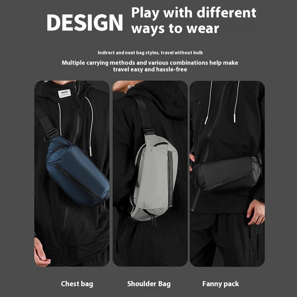 WEPOWER Multifunktionell Vattentålig Sling Bag (För iPad 7.9")