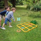 Uppblåsbart ringkastspel – ananasdesign