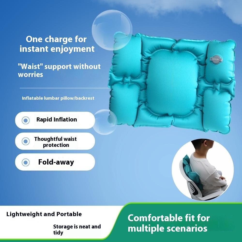 Uppblåsbar svankkudde PF112A – ergonomisk S-form