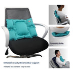 Uppblåsbar svankkudde PF112A – ergonomisk S-form