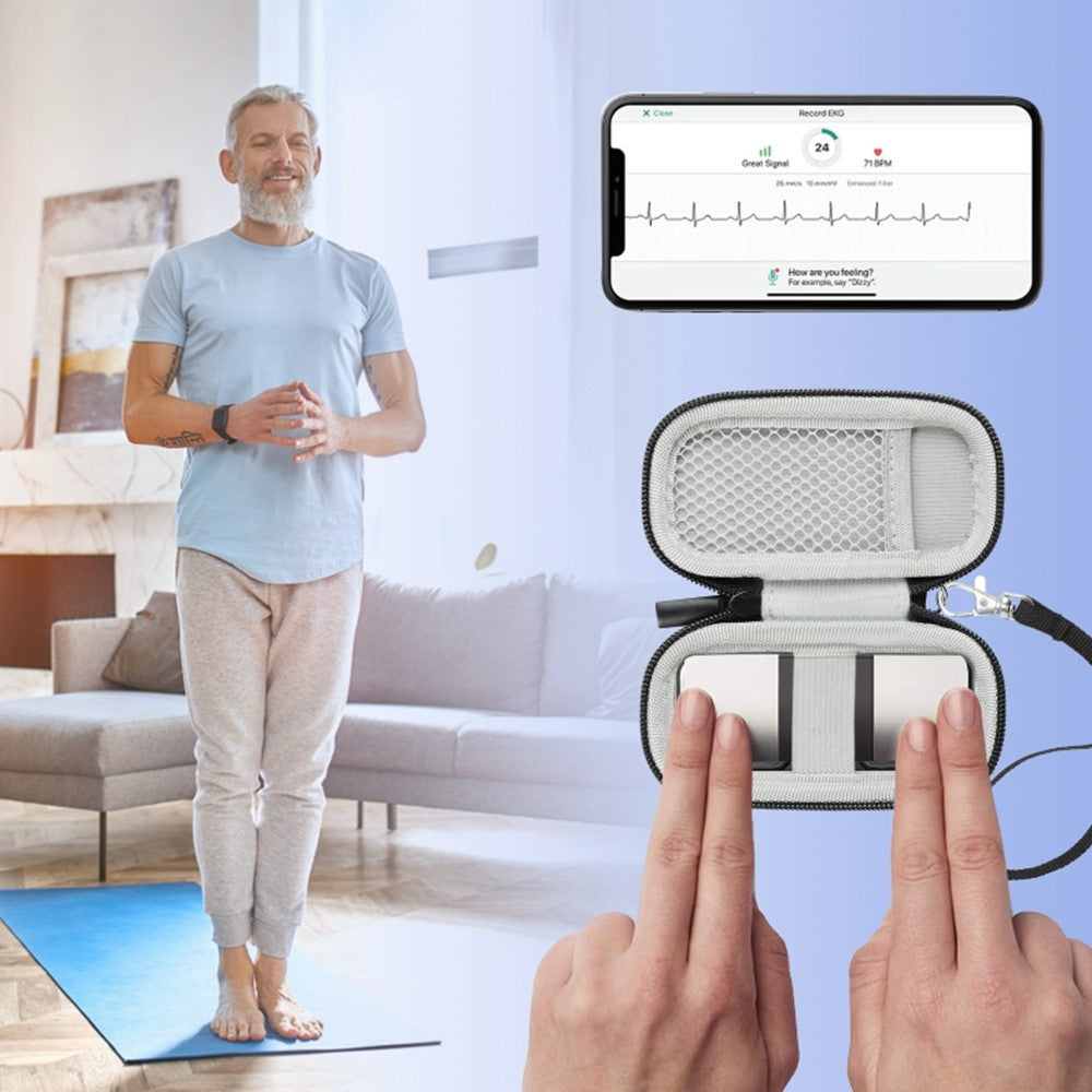 Skyddsfodral för AliveCor KardiaMobile / 6L EKG – kompakt och stöttåligt