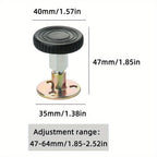 Sängstöd – anti-skak fäste 46–64mm gängat