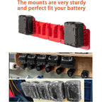 Väggfäste – batterihållare för Milwaukee M18, 3-pack