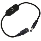 Dimmerkabel DC5.5x2.5mm – 30 cm LED touchkontroll