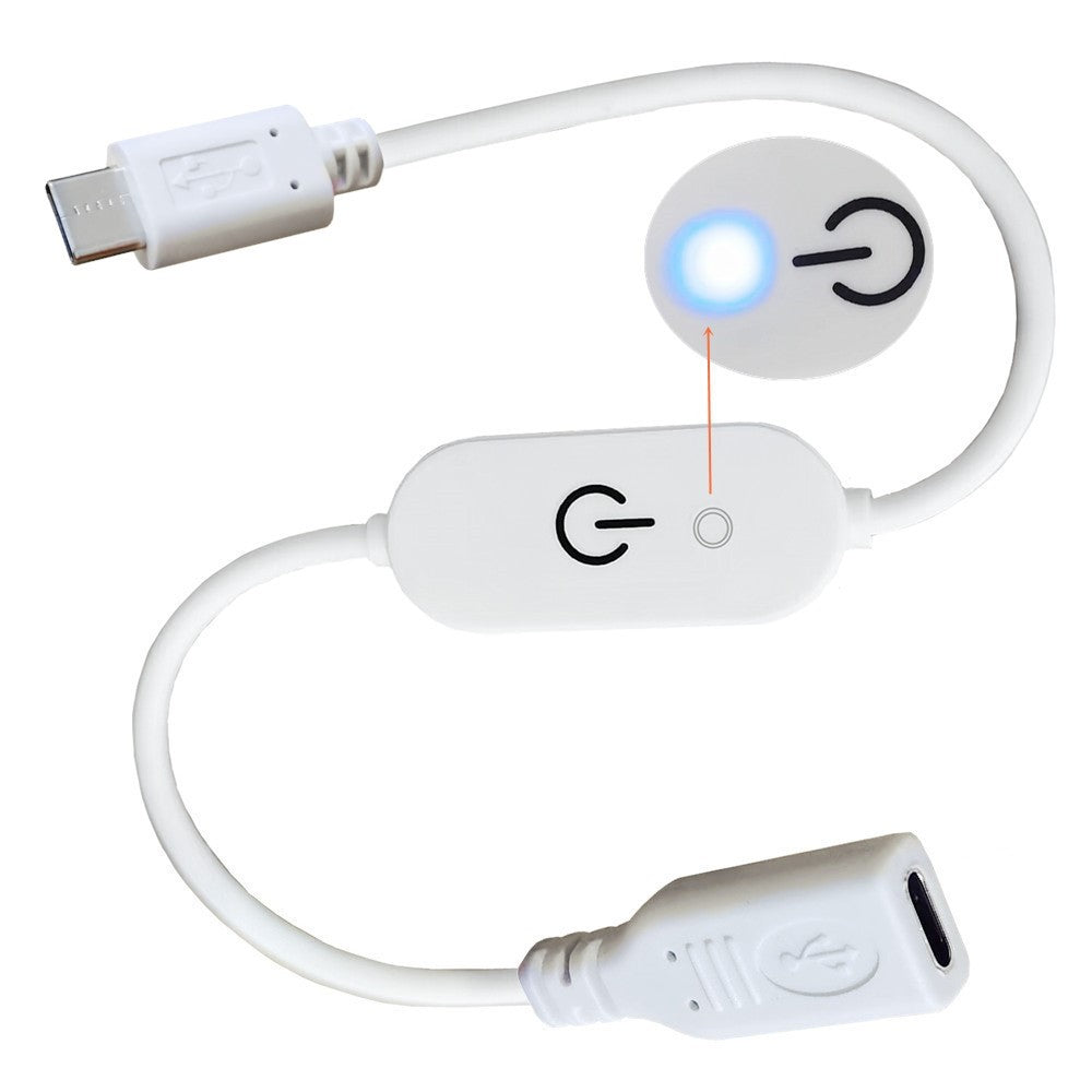 Dimmerkontroll Type-C – 30 cm plug-and-play LED-styrning