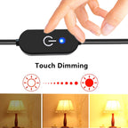 Dimmerkontroll USB – touchstyrd 30 cm LED-strömbrytare