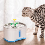 2.5L Automatisk Vattenfontän för Husdjur med LED-Nattbelysning
