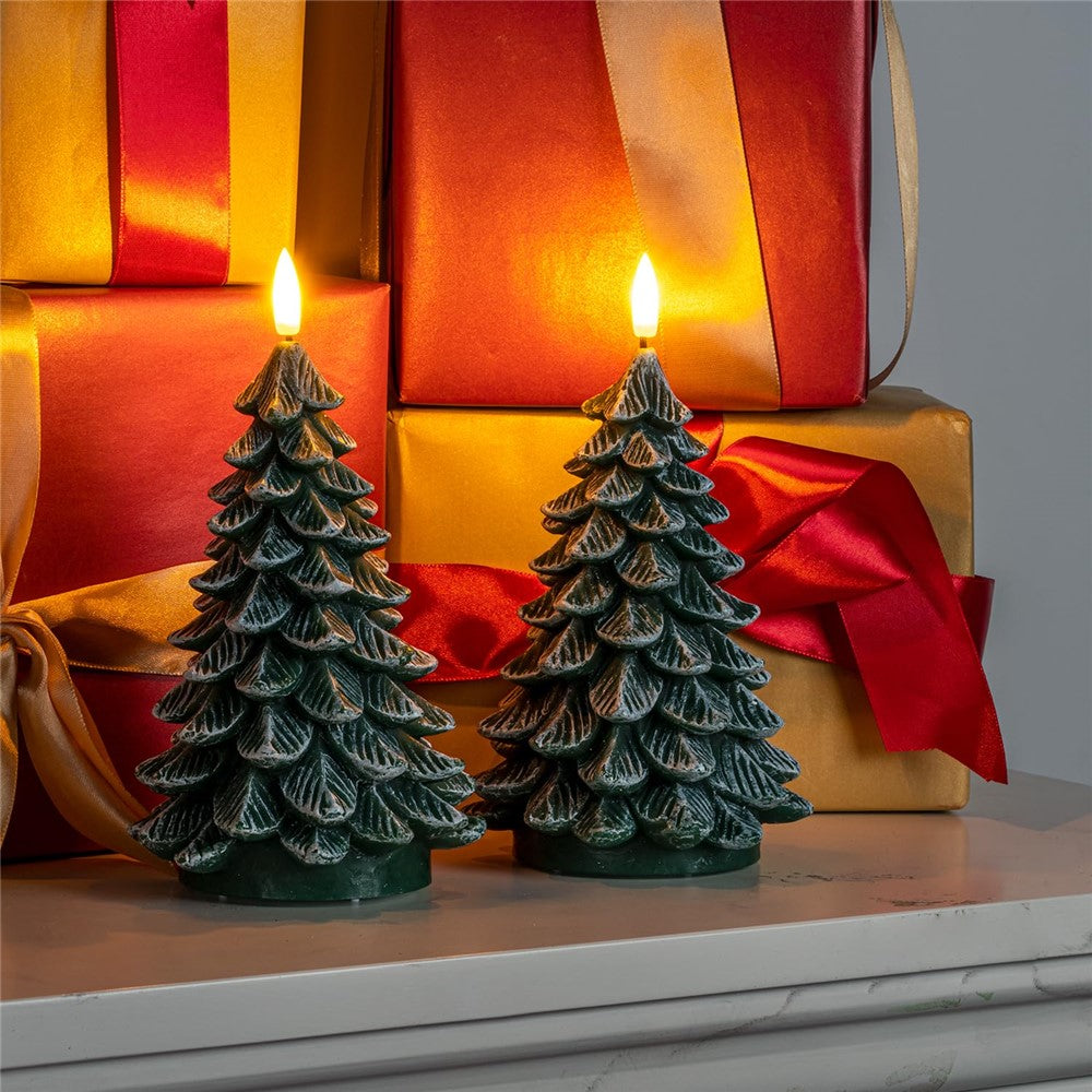 Juldekoration – julgransformade LED-ljus