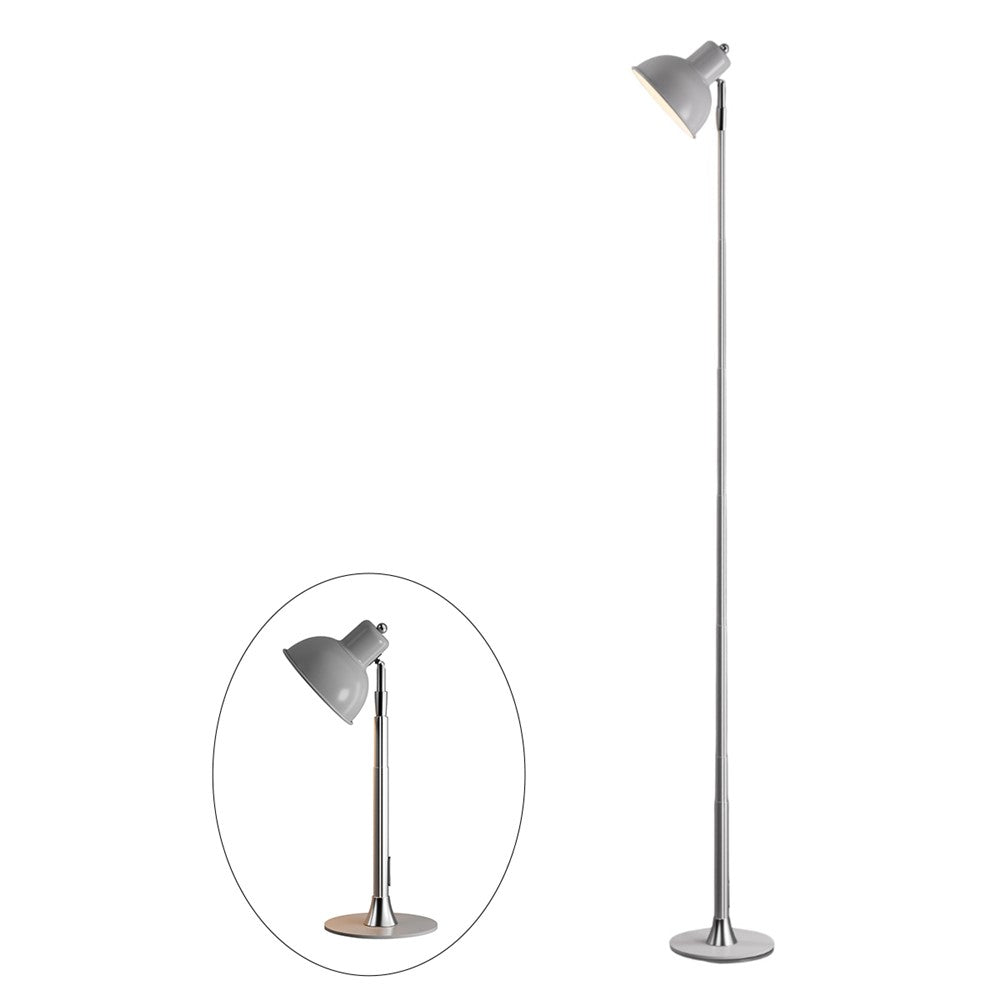 Justerbar LED-lampa – skrivbord och golv i ett