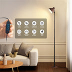 LED-lampa med justerbar höjd och färgtemperatur – flexibel belysning för hem och kontor