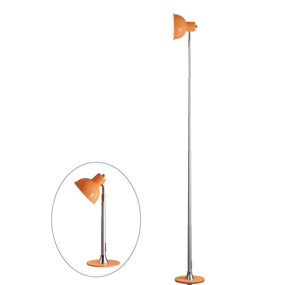 Justerbar LED-lampa – orange golv- och skrivbordslampa med dimmer