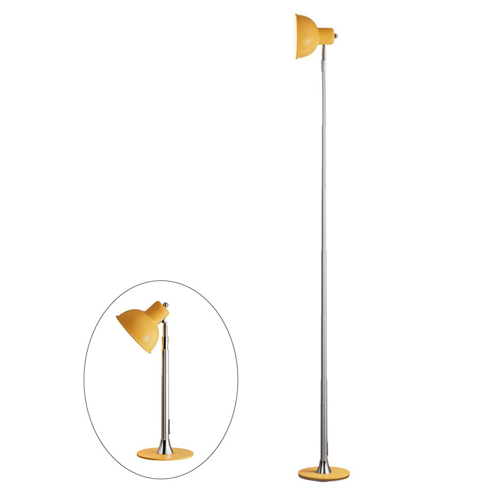 Justerbar LED-lampa – orange golv- och skrivbordslampa med dimmer