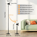 Justerbar LED-lampa – bordslampa och golvlampa i ett