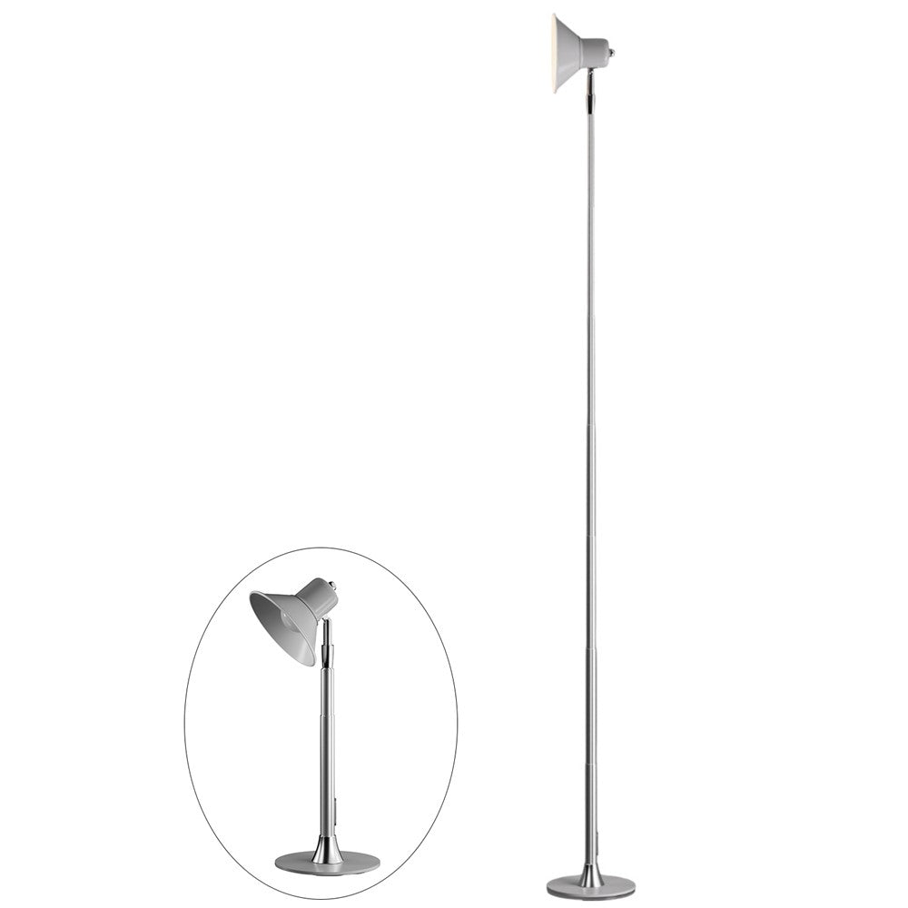 Justerbar LED-lampa med steglös dimning – skrivbords- och golvlampa