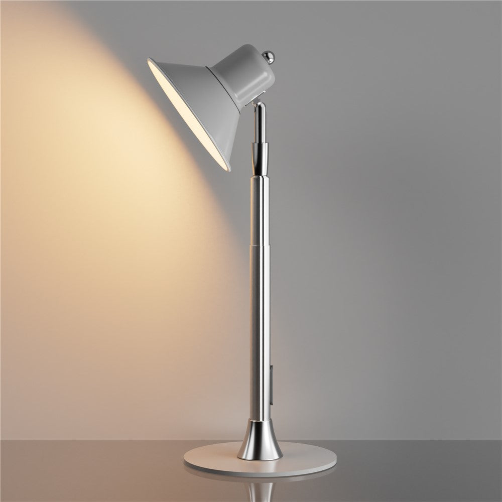 Justerbar LED-lampa med steglös dimning – skrivbords- och golvlampa